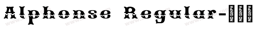 Alphonse Regular字体转换